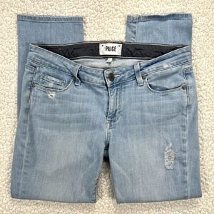 Paige Jeans Women's Size 27 Blue Abbot Kinney Crop